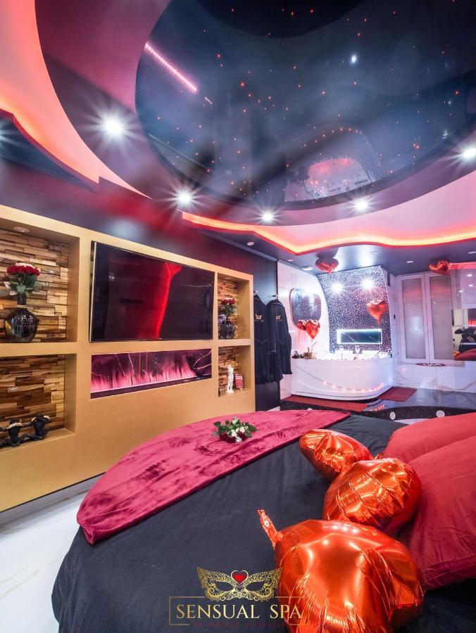 Sensual Spa- Love Room Jacuzzi Hammam Terrasse Nancy Exteriör bild