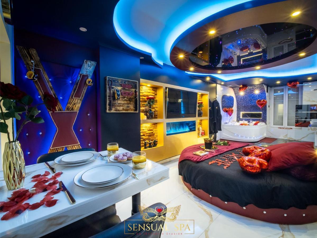 Sensual Spa- Love Room Jacuzzi Hammam Terrasse Nancy Exteriör bild