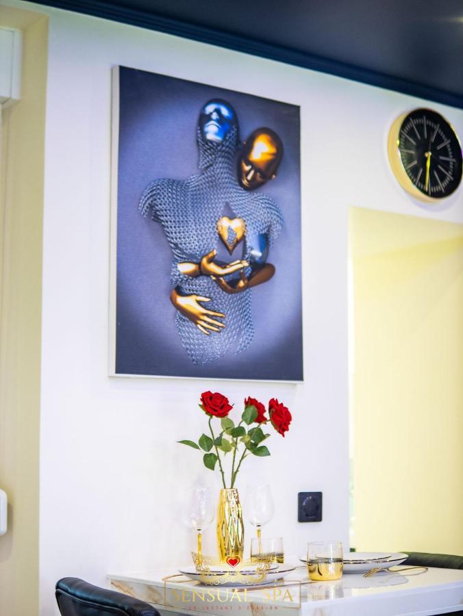 Sensual Spa- Love Room Jacuzzi Hammam Terrasse Nancy Exteriör bild