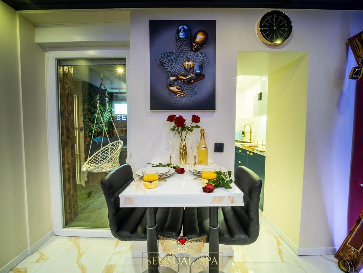 Sensual Spa- Love Room Jacuzzi Hammam Terrasse Nancy Exteriör bild