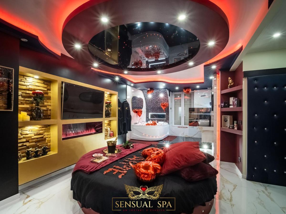 Sensual Spa- Love Room Jacuzzi Hammam Terrasse Nancy Exteriör bild