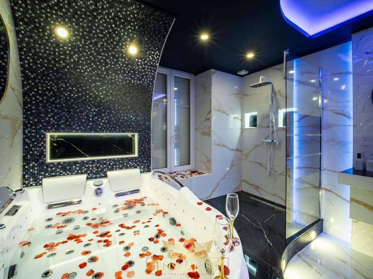 Sensual Spa- Love Room Jacuzzi Hammam Terrasse Nancy Exteriör bild