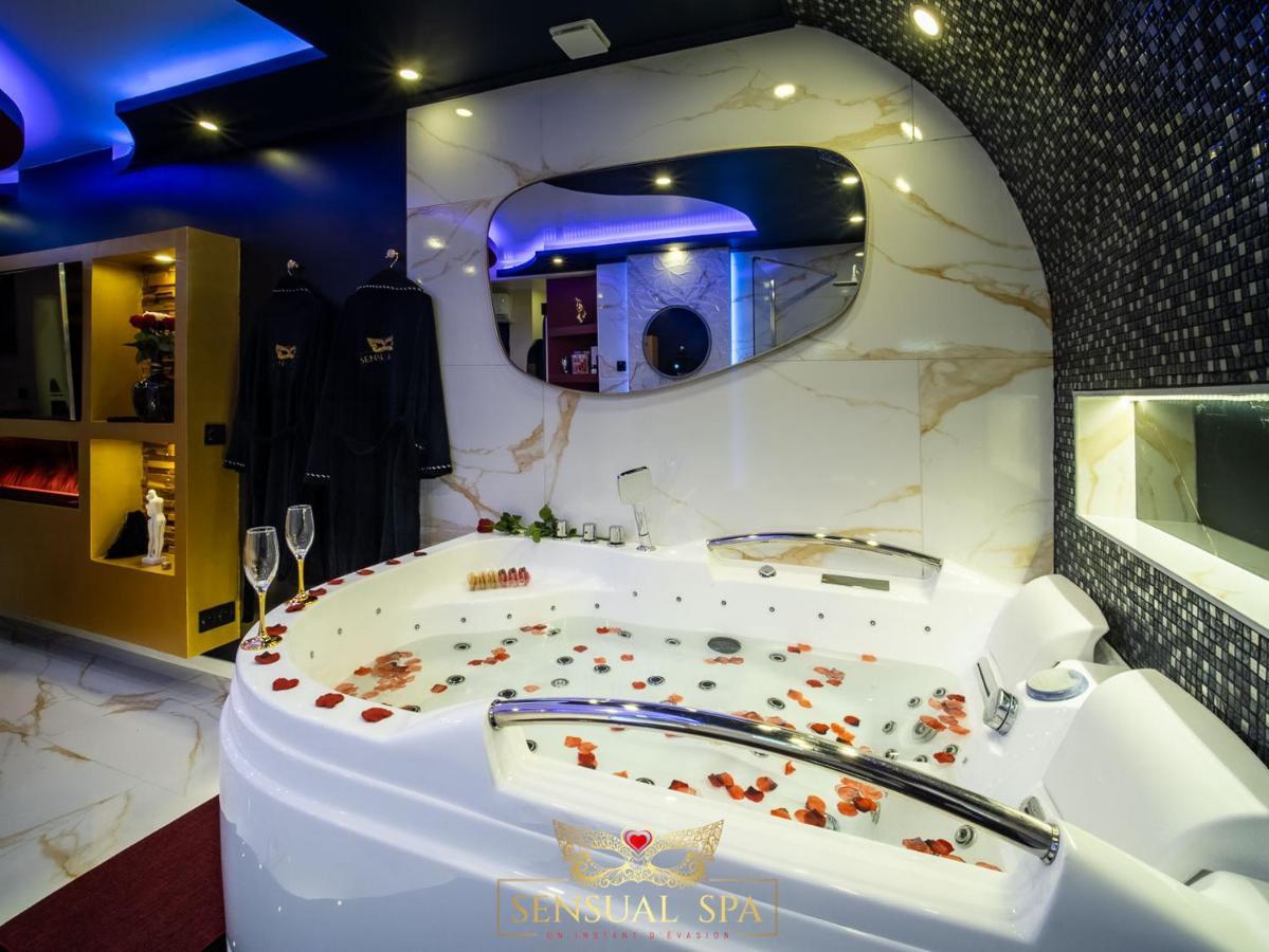 Sensual Spa- Love Room Jacuzzi Hammam Terrasse Nancy Exteriör bild